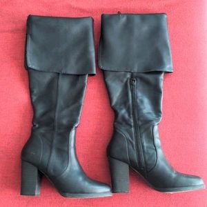 Block heel Above the knee /knee high boots